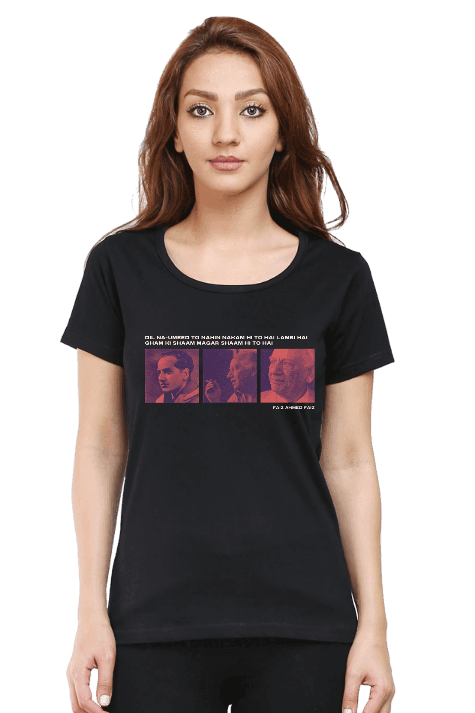 Dil Na Umeed - Faiz Ahmed Faiz Women's Classic T-shirt