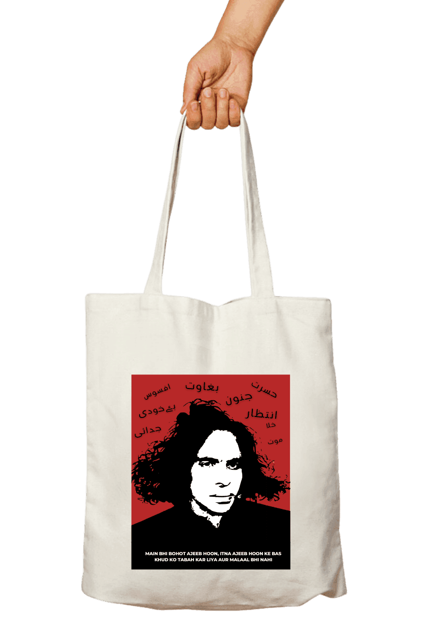 Mein bhi Bohot Ajeeb hu - Jaun Elia Totebag